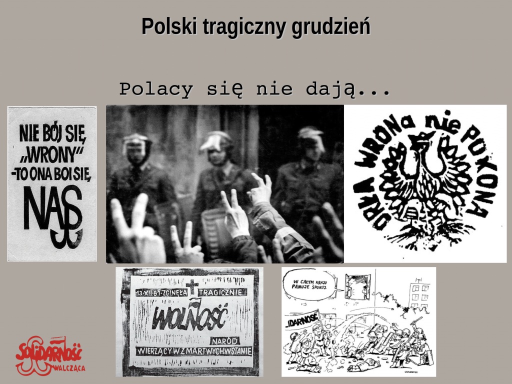 wolność, nie bój się wrony to ona boi się nas, polska walcząca